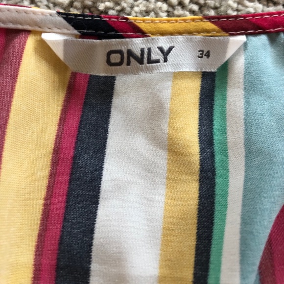 ONLY Multicolour Wrap Dress, Good Condition, Size XS (EU 34) - Picture 9 of 11